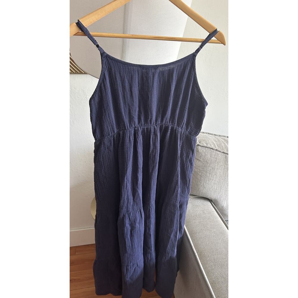 Chelsea Theodore Cottagecore Midi Dress M Blue Summer casual - Picture 2 of 7